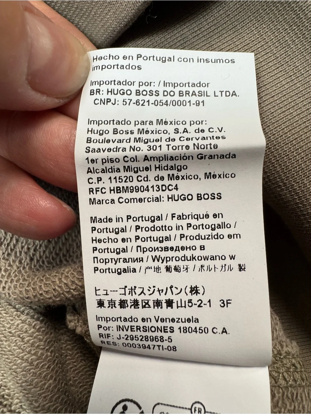 NWT New Hugo Boss Sweater Westart Taupe Made In Portugal Size M